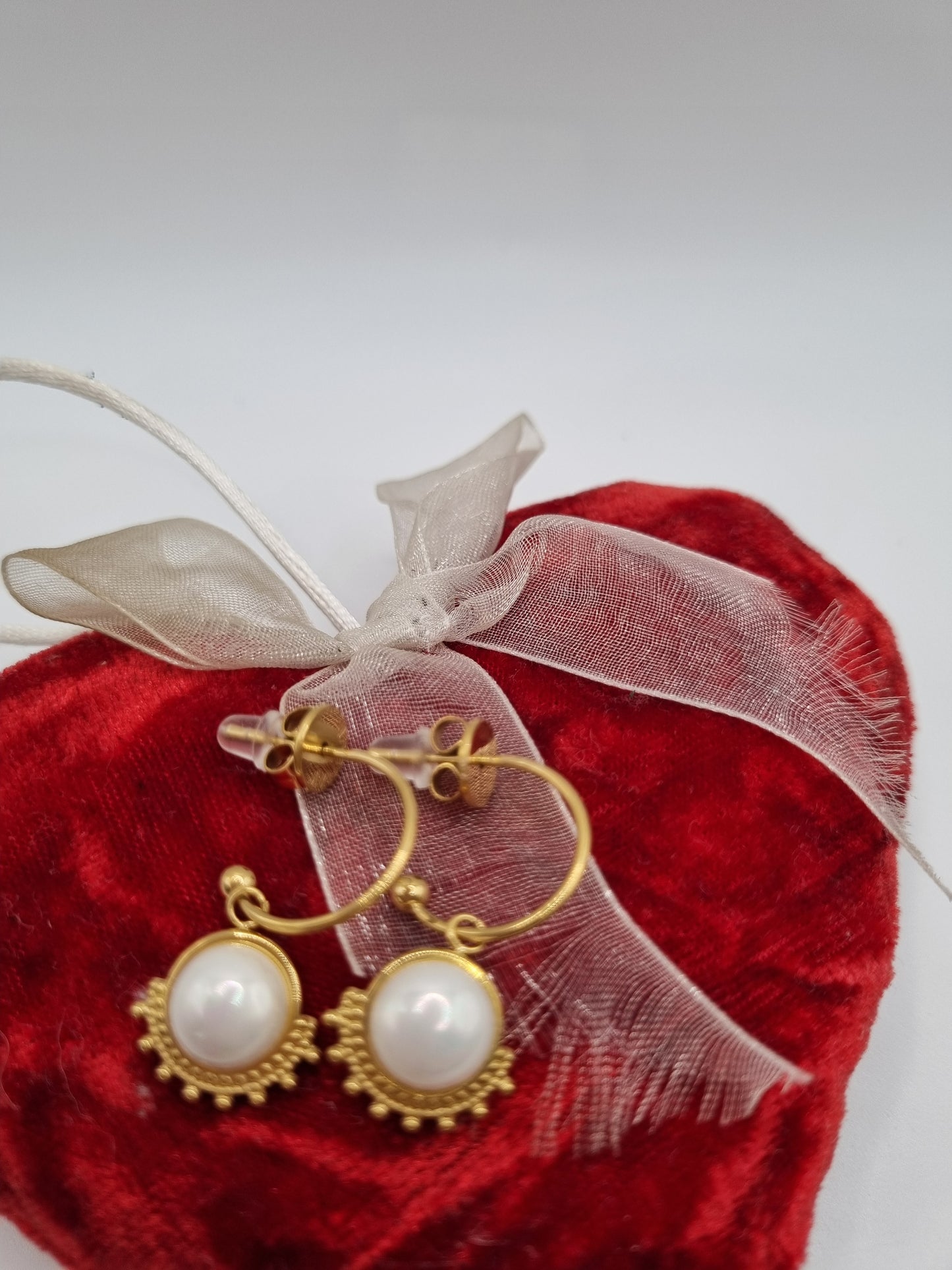 Boucles d'oreille perles créole